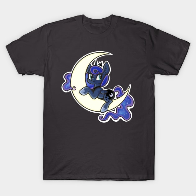 Chibi Luna T-Shirt by CatScratchPaper